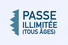 Abonnement de saison - Passe illimitée (tous âges)