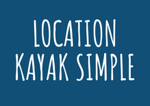 Location de kayak simple (14 ans et +)