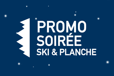 Promo soirée - Billet ski et planche (tous âges)