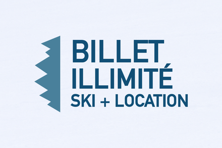 Billet illimité - Ski + location (3 ans et +)