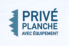 Cours privé planche + location (5 ans et +)