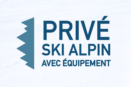 Cours privé ski + location (3 ans et +)